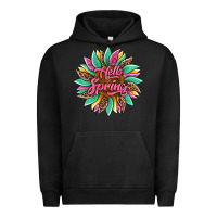 Pigment Black hello spring sunflower Urban Hoodie - Artiststas