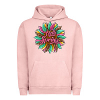Pigment Salmon hello spring sunflower Urban Hoodie - Artiststas