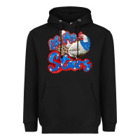 Black oh my stars chicken Heavyweight Hoodie - Zillion Design Studio