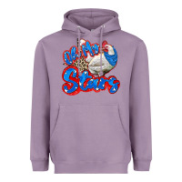 Lavender oh my stars chicken Heavyweight Hoodie - Zillion Design Studio