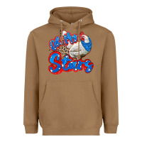 Toasted Coconut oh my stars chicken Heavyweight Hoodie - Zillion Design Studio