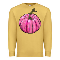 Antique Gold breast cancer awereness pumpkin Premium Sweatshirt - RanaPortraitStore