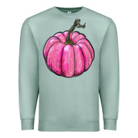 Seafoam breast cancer awereness pumpkin Premium Sweatshirt - RanaPortraitStore