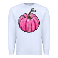 White breast cancer awereness pumpkin Premium Sweatshirt - RanaPortraitStore
