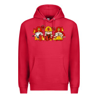 Cardinal firefighter gnomes Premium Hoodie - Artiststas