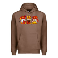 Chestnut firefighter gnomes Premium Hoodie - Artiststas