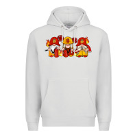 Dove Grey firefighter gnomes Premium Hoodie - Artiststas