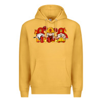 Mustard firefighter gnomes Premium Hoodie - Artiststas