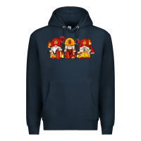 Navy firefighter gnomes Premium Hoodie - Artiststas