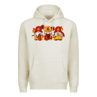 Oatmeal Heather firefighter gnomes Premium Hoodie - Artiststas