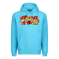 Ocean Blue firefighter gnomes Premium Hoodie - Artiststas