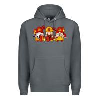 Rock firefighter gnomes Premium Hoodie - Artiststas