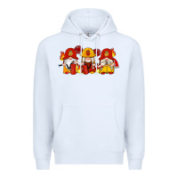 White firefighter gnomes Premium Hoodie - Artiststas