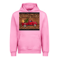 Fuchsia Pink christmas truck Urban Hoodie - AdoDesignShop