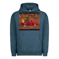 Pigment Midnight Navy christmas truck Urban Hoodie - AdoDesignShop