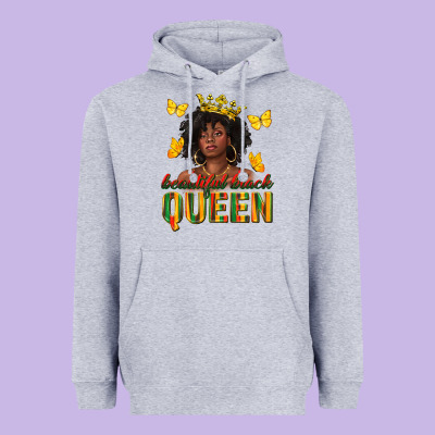 Heavyweight Hoodie beautiful black queen