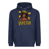 Navy beautiful black queen Heavyweight Hoodie - texasbilliewilder