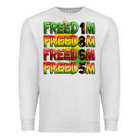Oatmeal Heather freedom freedom freedom freedom 1865 Premium Sweatshirt - Zillion Design Studio