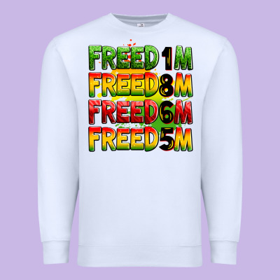Freedom Freedom Freedom Freedom 1865 Premium Sweatshirt Designed By Zillion Design Studio