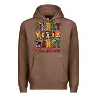 Chestnut merry merry merry christmas ado Premium Hoodie - AdoDesignShop