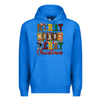 True Royal merry merry merry christmas ado Premium Hoodie - AdoDesignShop