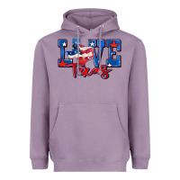 Lavender love texas map Heavyweight Hoodie - Zillion Design Studio