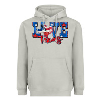 Moon Dust love texas map Heavyweight Hoodie - Zillion Design Studio