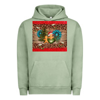 Pigment Oil Green christmas trees gemstone Urban Hoodie - AdoDesignShop