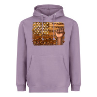 Lavender American melanin flag Heavyweight Hoodie - texasbilliewilder