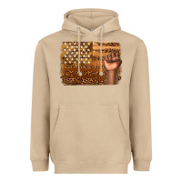 Mushroom American melanin flag Heavyweight Hoodie - texasbilliewilder