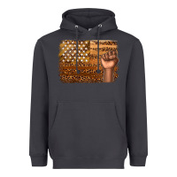 Smoke American melanin flag Heavyweight Hoodie - texasbilliewilder