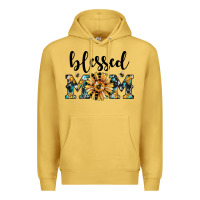 Antique Gold blessed mom Premium Hoodie - JahusDesignShop