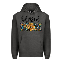 Charcoal Heather blessed mom Premium Hoodie - JahusDesignShop