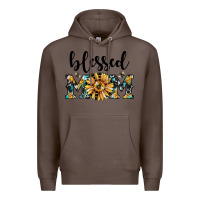 Coffee blessed mom Premium Hoodie - JahusDesignShop