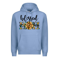 Colony Blue blessed mom Premium Hoodie - JahusDesignShop