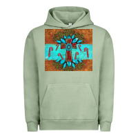 Pigment Oil Green christmas cross gemstone Urban Hoodie - AdoDesignShop