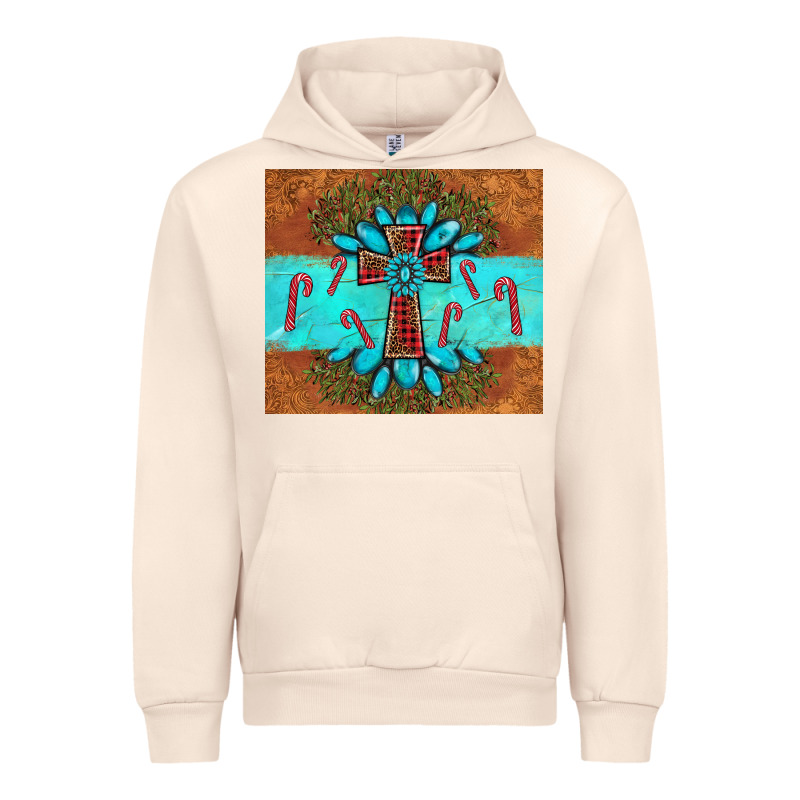 Christmas Cross Gemstone Urban Hoodie by AdoDesignShop | Teevron
