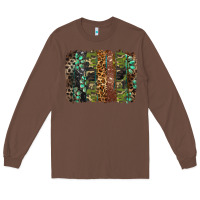 Chestnut western camouflage brushstroke Long Sleeve Tee - BarkalooDesign