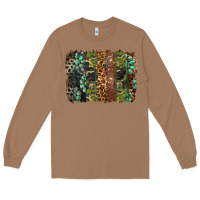 Toasted Coconut western camouflage brushstroke Long Sleeve Tee - BarkalooDesign