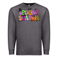 Charcoal Heather Spooky Season Premium Sweatshirt - texasbilliewilder