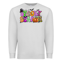 Dove Grey Spooky Season Premium Sweatshirt - texasbilliewilder
