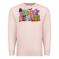 Pale Pink Spooky Season Premium Sweatshirt - texasbilliewilder
