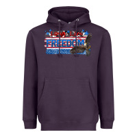 Plum long live freedom Heavyweight Hoodie - Zillion Design Studio