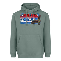 Sage long live freedom Heavyweight Hoodie - Zillion Design Studio