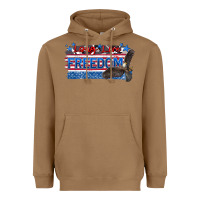 Toasted Coconut long live freedom Heavyweight Hoodie - Zillion Design Studio