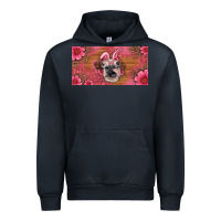 Navy easter heifer with bunny ears and glasses license plate Urban Hoodie - Artiststas