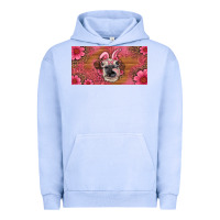 Pigment Grape Ice easter heifer with bunny ears and glasses license plate Urban Hoodie - Artiststas