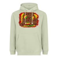 Matcha black history background Heavyweight Hoodie - texasbilliewilder