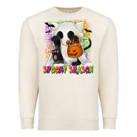 Sandshell Spooky Season Ghost Cat Premium Sweatshirt - texasbilliewilder