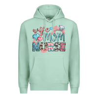 Seafoam wife mom nurse Premium Hoodie - BundleAndBundleShop